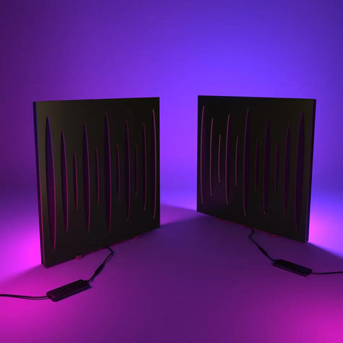 2-Pack PULSAR RGB LED Panels for Desk, Studio & Gaming